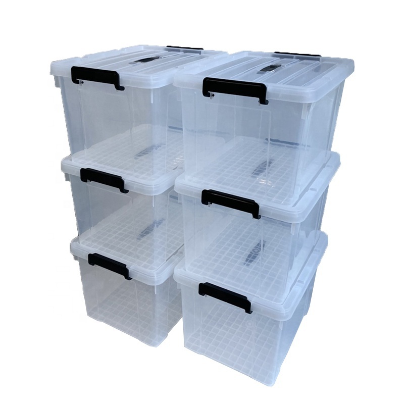 eco-friendly plastic storage box manufacturer direct sales transparent plastic storage box toy socks clothing storage organizer