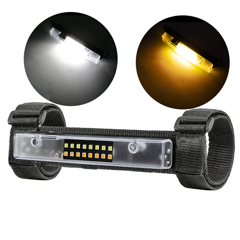 Amber And White Battery Operated Auto Part Led Dome Light For Utv