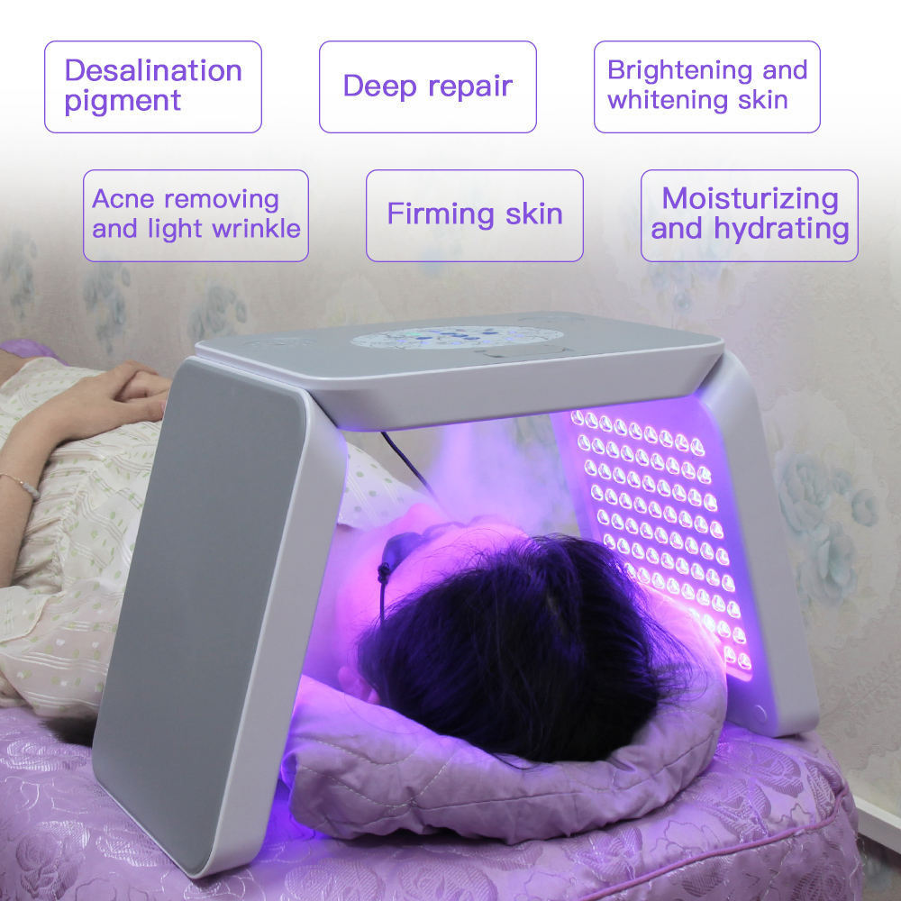 phototherapy peel jet 7 color medical rejuvenation photon skin professional infrared facial led light therapy pdt machine/device