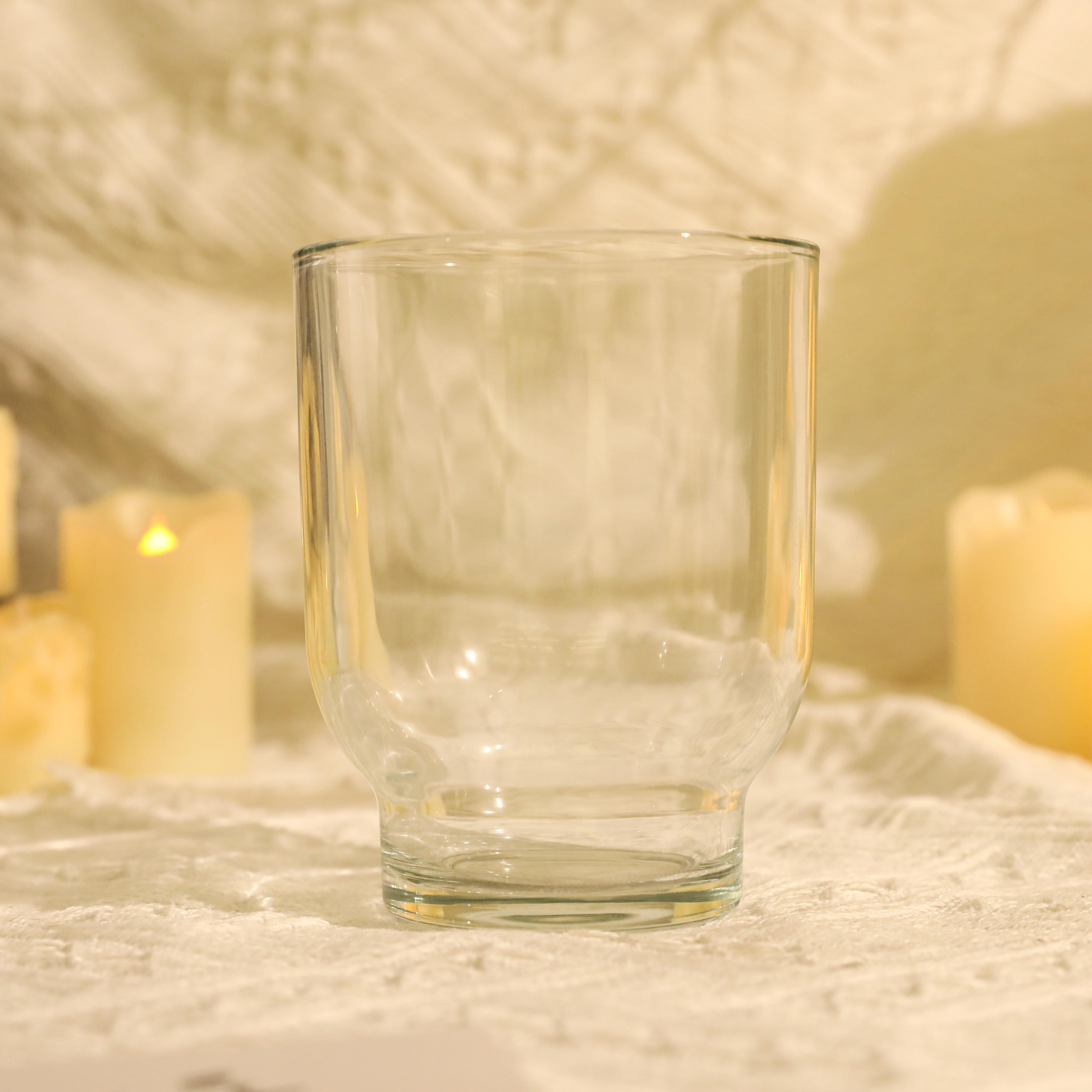 Hot Sale Clear glass round candle jar votive candle holders for Home Party and Wedding Decor