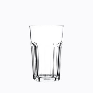 Custom glass cup Stock Soda lime Glassware Round Shape Water glass cup for juice beverage lemonade water drinking and serving