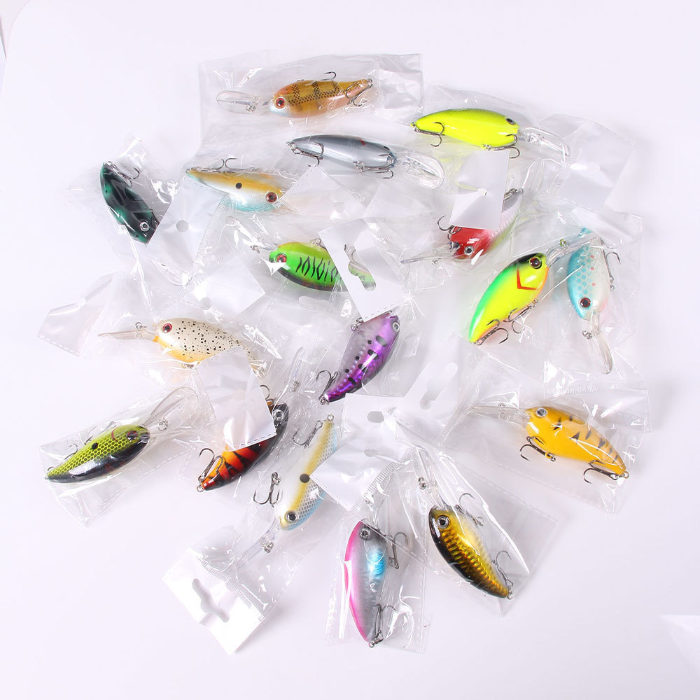 14g 18 colors Plastic Crankbaits Minnow Crank Wobblers Fishing Lures Pike Hard Baits Topwater Trout Bass Artificial Bait