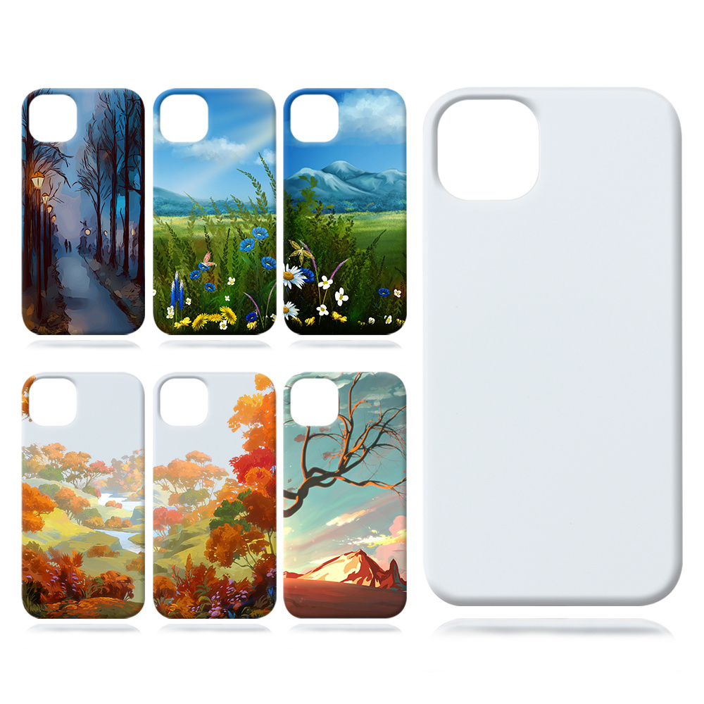 New  arrival customized DIY 3D case for IP 14 series Sublimation 3D Phone cover Cell Phone case for  iPhone 15,14,13,12,11