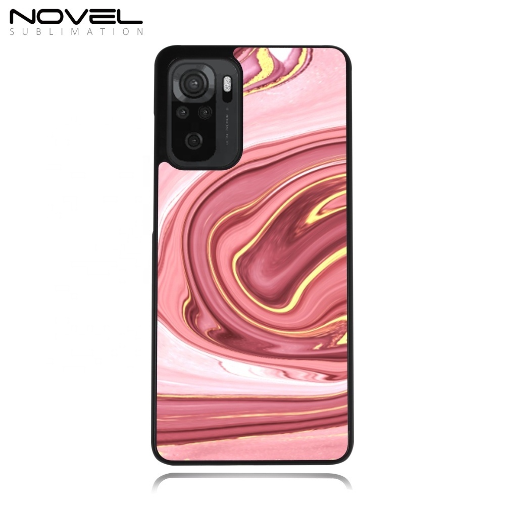 For Red-mi Note 10 2D PC Sublimation Blank Mobile Covers With Aluminum Custom Logo Phone Case Covers