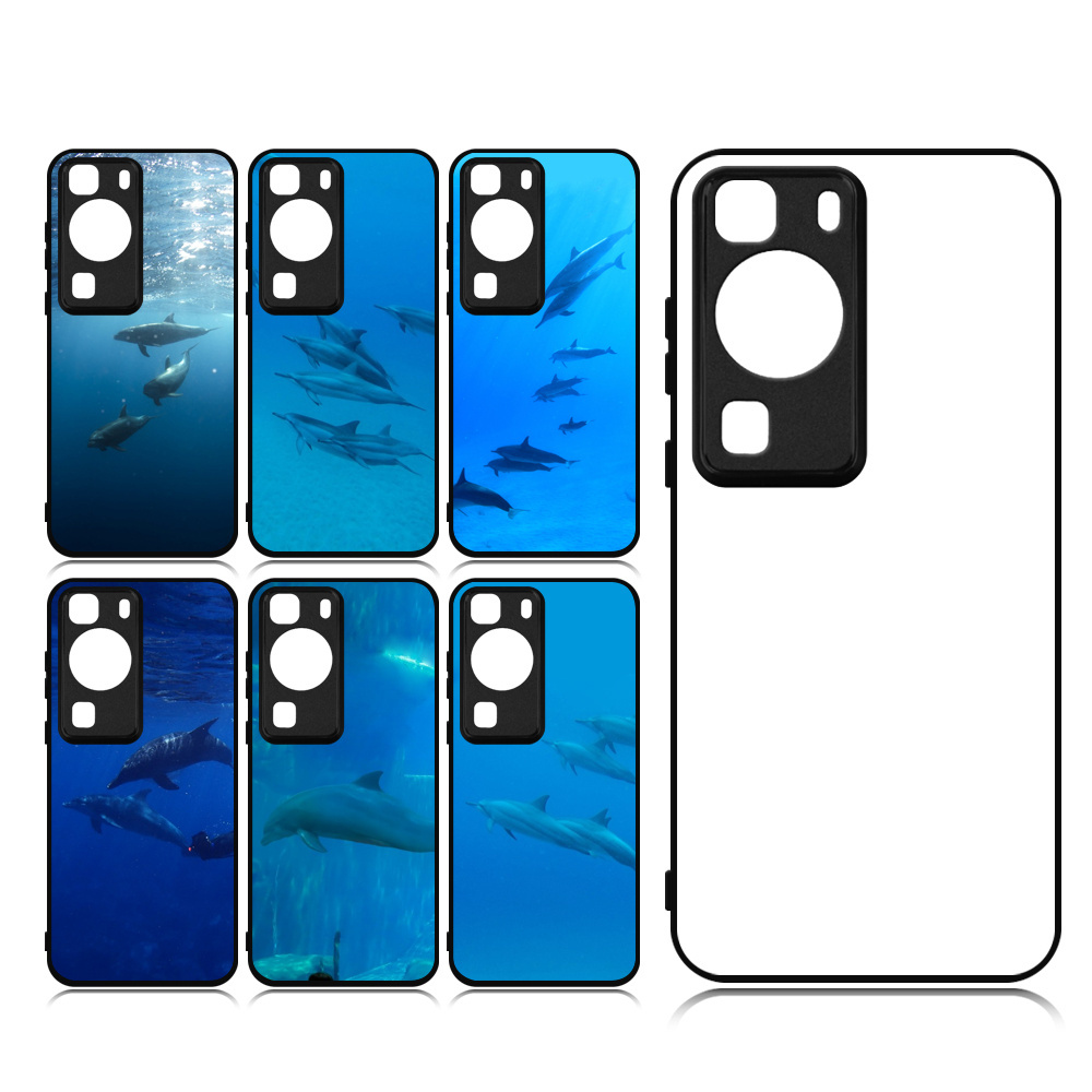 For HuaWei P Series Wholesale Price Sublimation 2D TPU Case with Metal Insert for Huawei P60 P50 P40 P30