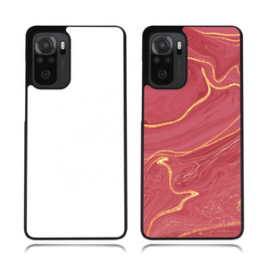 For Red-mi Note 10 2D PC Sublimation Blank Mobile Covers With Aluminum Custom Logo Phone Case Covers