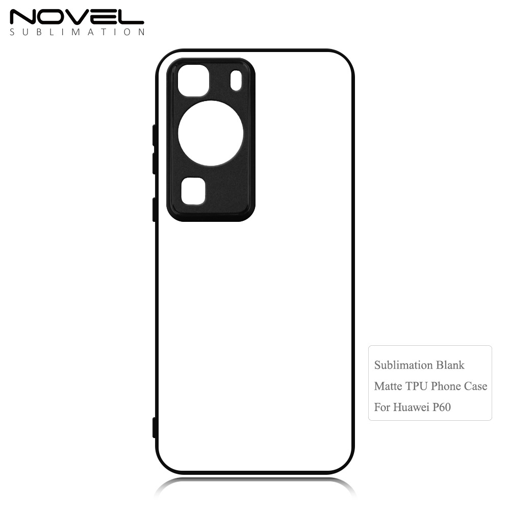 For HuaWei P Series Wholesale Price Sublimation 2D TPU Case with Metal Insert for Huawei P60 P50 P40 P30