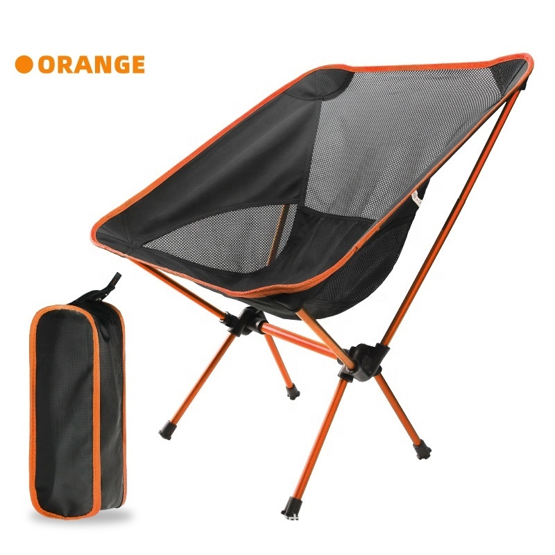 outdoor convenient foldable chair lazy ultra light fishing camping leisure back lounge chair