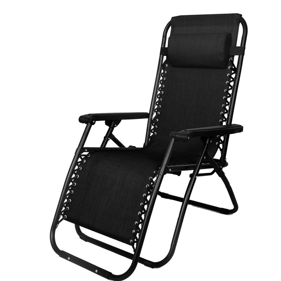 Hot sale folding beach chair outdoor beach lounge chair foldable garden deck chairs recliner