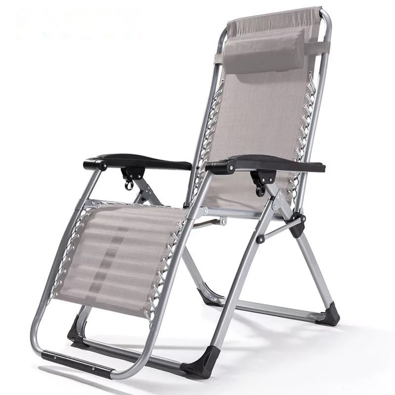 New design outdoor lawn lounge chair zero gravity folding padded sun lounger beach chair