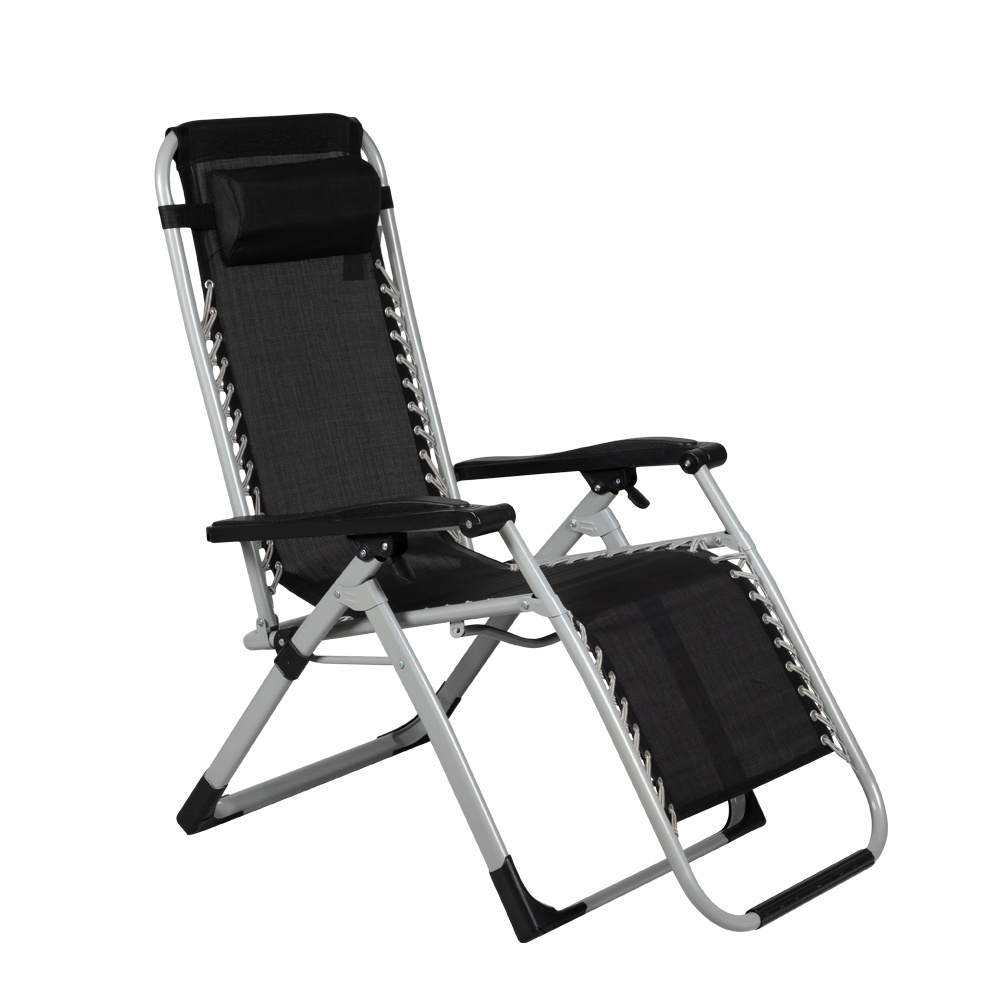 New design outdoor lawn lounge chair zero gravity folding padded sun lounger beach chair