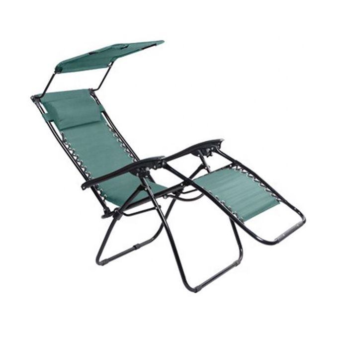 Zero gravity lounge chairs folding beach chair with canopy shade camping recliner deck cahir