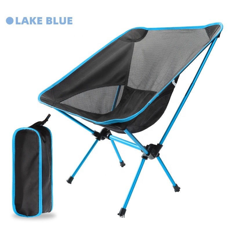 outdoor convenient foldable chair lazy ultra light fishing camping leisure back lounge chair