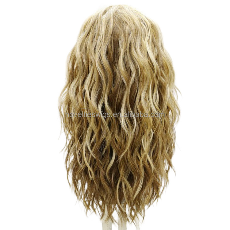 Novelties 20 Inch Hd Deep Wave Lace Frontal Wig Freedom Part 613 Body Wave Wig Synthetic Hair Ginger Lace Front High Quality