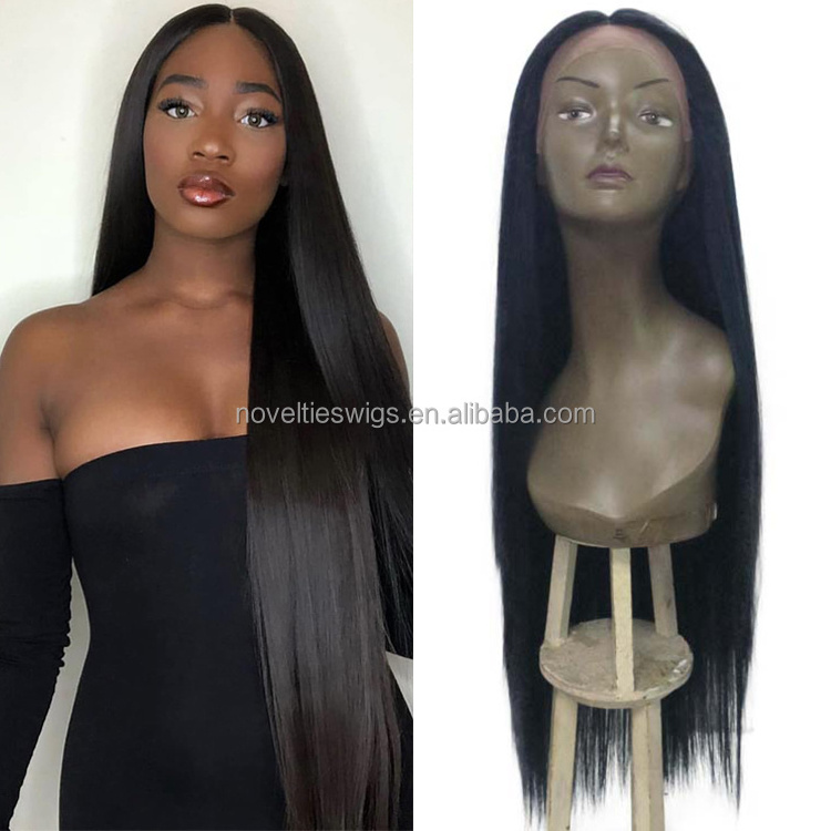 Novelties 32 Inch Full Lace Bone Straight Synthetic Hair Hd Lace Front Wigs 360