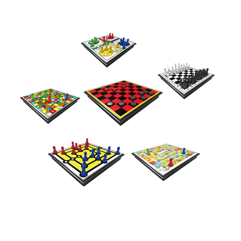 1 Dollar Items Toys Chess And Checkers Set International Draughts Game Board Toy