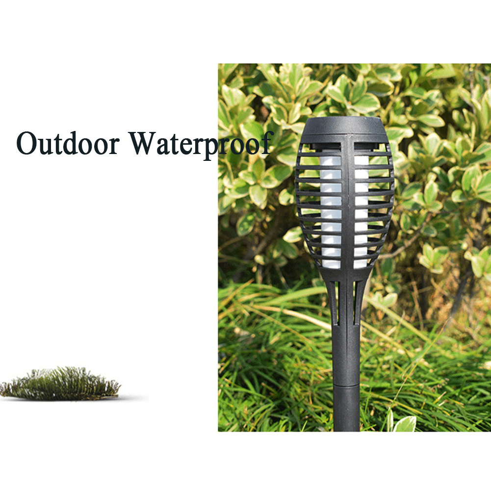 Outdoor Solar Outdoor Lights 1W 51LED Waterproof Flickering Flames Torch Lights Spotlights For Lawn Garden Patio LEDs