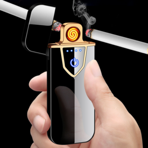 2023 hot colorful small and cheap flame heat wire touch screen mini electric usb cigarette lighter