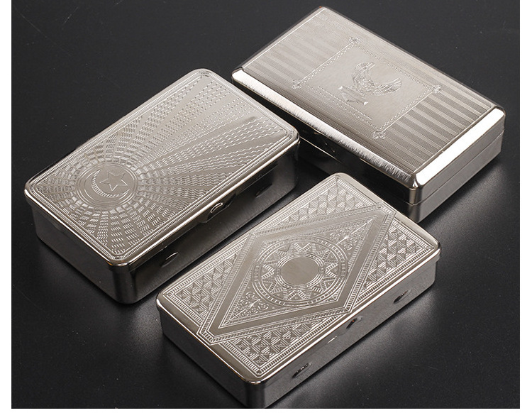 Cigarette Box Case with Cigarette Paper Holder Tobacco Box Humidor Tobacco Humidity Case Container Cigarette Tobacco Storage Box