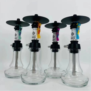 op Sale Unique Design High Quality 38cm Aluminum Amotion Flash Bang Shisha Narguile Smoking Hookah