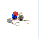 30mm 2 parts round small key ring carry smoke grinder