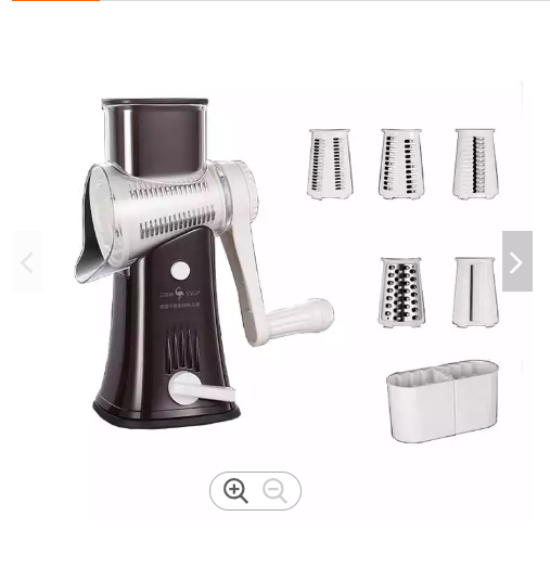 Wholesale Hand-Operated Roller Multi-Functional Cutter Kitchen Cheese Grater Vegetable Mandoline Slicer