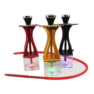 Led Shisha Hookah  Aluminum Acrylic High-end Hookah