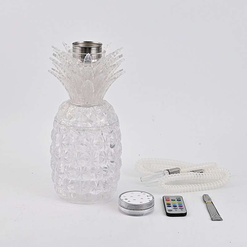 fancy pineapple  hotsale acrylic hookah accessories small shesha portable hookah