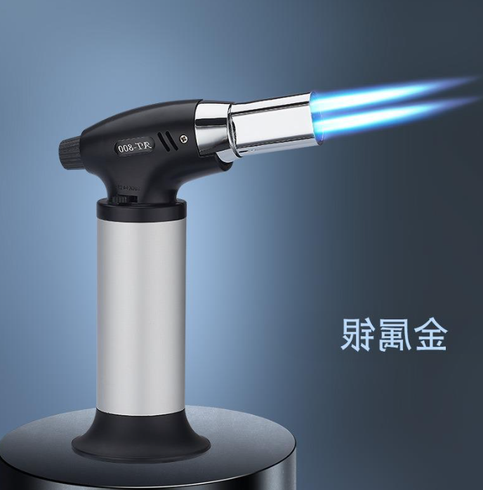 High Capacity Torch Turbine Lighter Spray Gun Refillable High Jet Flame Men's Gifts Gas Lighter Windproof BBQ Kitchen Cooking