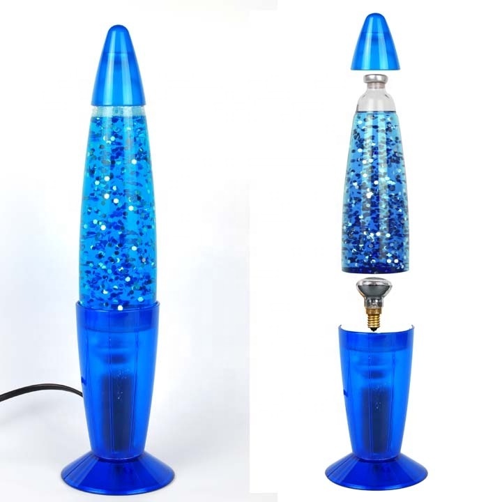 20 years' manufacturing 13 inch rocket table lava motion lamp Groovy Light plastic rocker lava lamp for home mood lamp