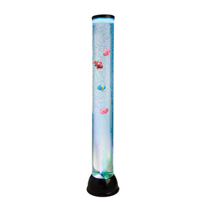 31"bubble fish lamp christmas gifted Detachable floor light Novelty Colour Changing LED Tube Tower Sensory Mood Light