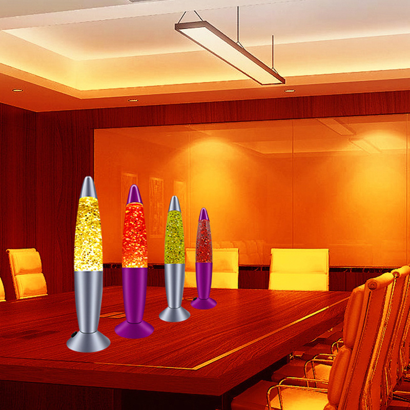 wholesale Multi Color Changing Lava Lamp Glitter Night Light Gift for kids Glitter Lamps