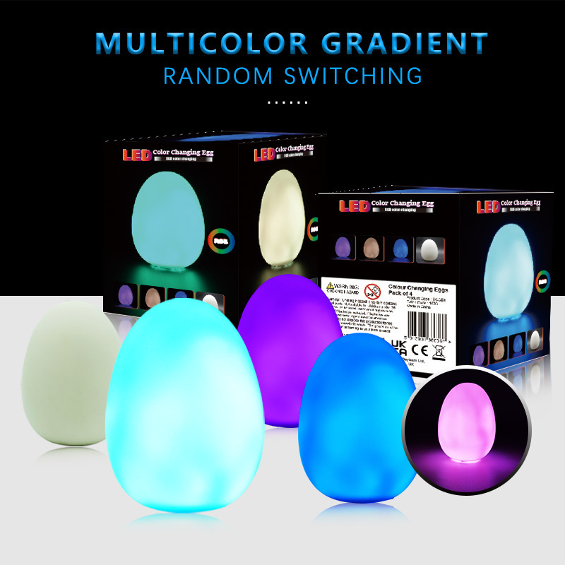 2022 Christmas Gift Promotion Portable Small Baby Kids Small Egg Shape Night Light Gifts