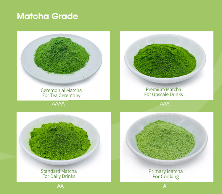 Wholesale Private Label Green Organic Green Tea Matcha Powder Tinned Packaged Ceremonial Matcha