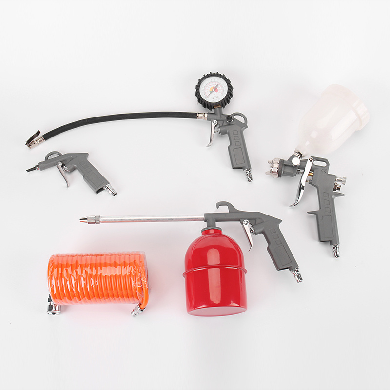 DIY most popular garage tool air compressor basic 5pcs spray gun/air tool kit/set K5-G2