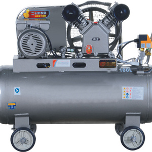 Electric piston belt driven air compressor with 2.2kw 3hp motors