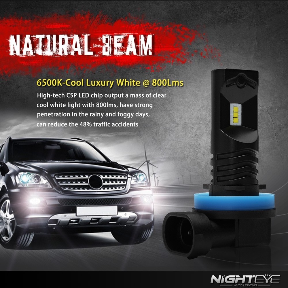 guangzhou Custom Novsight Led Fog Light H11 H4 H7 H9 H10 H16 fog lamp for car