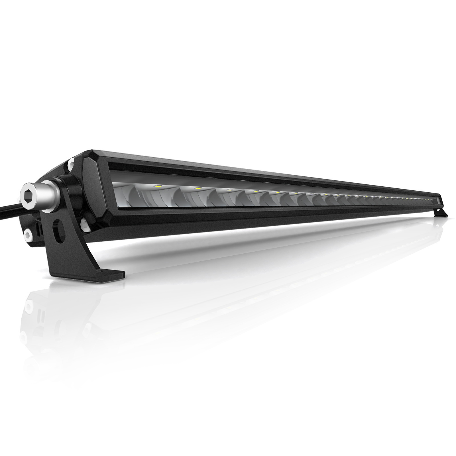 Novsight 30 38 44 50 inch Led Light Bar Curved Single Row Super Slim