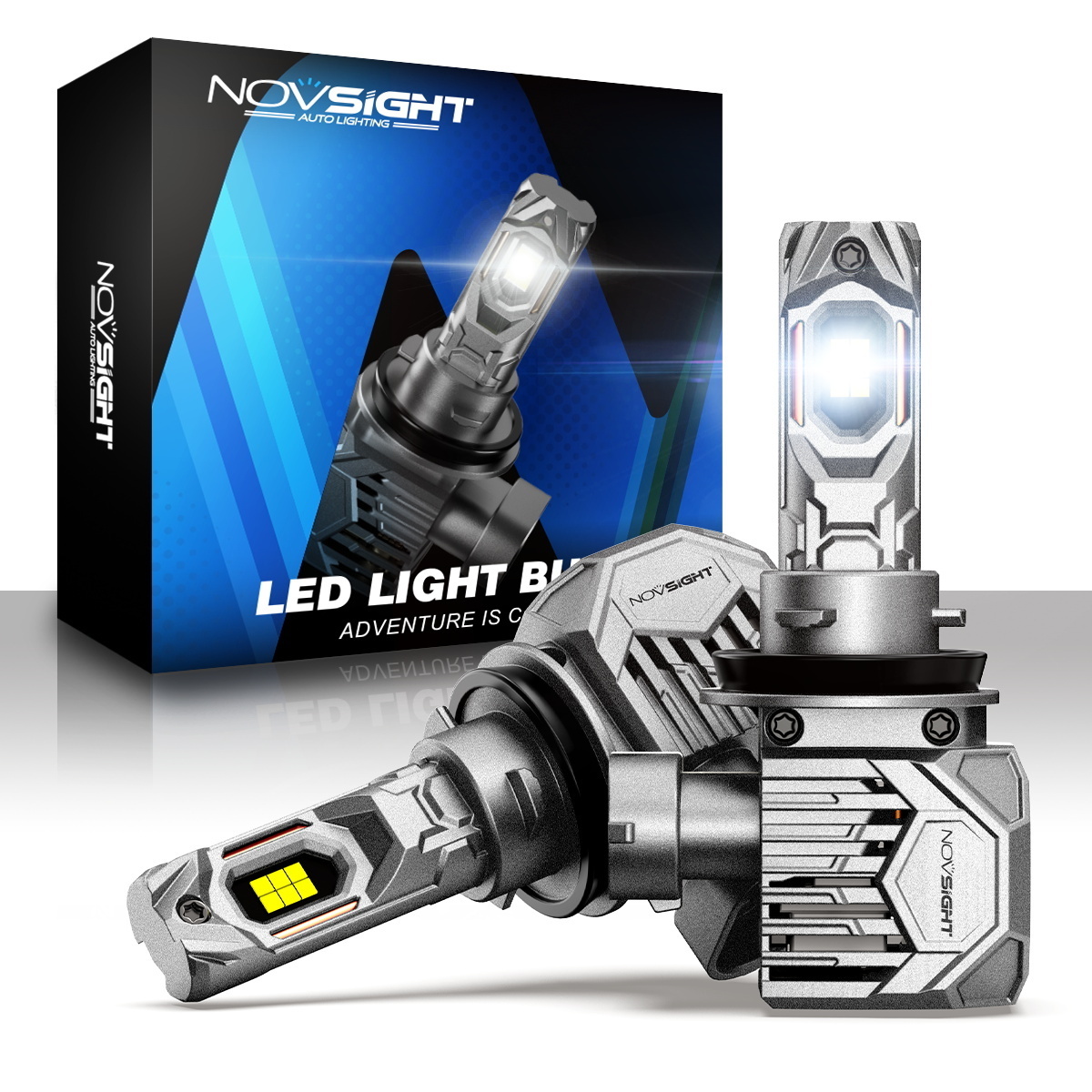 Novsight 130W 30000LM faros led Hi/Lo Beam LED Car Light H7 H11 9006 9007 HB5 LED Headlight Bulbs 12V LED Headlight H4 LED