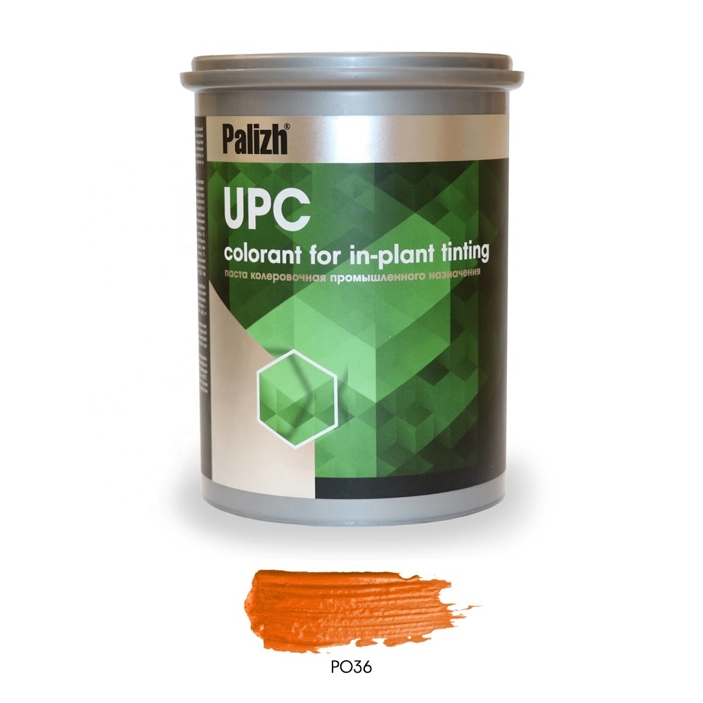 Orange Lightfast R PO36 Universal Pigment Concentrate for Water based Paints (Palizh UPC.OSR)