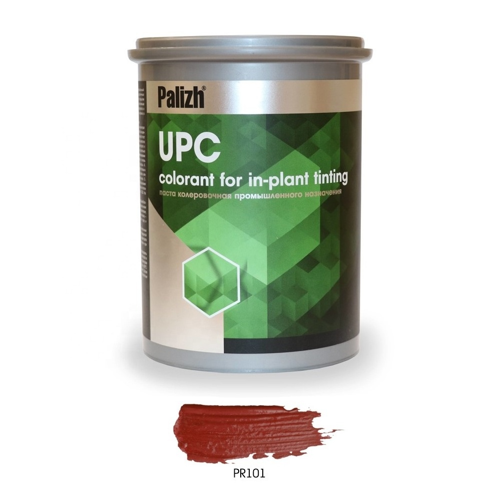 Red Oxide PR101 Universal Pigment Concentrate for Water based Paints (Palizh UPC.F) abstract