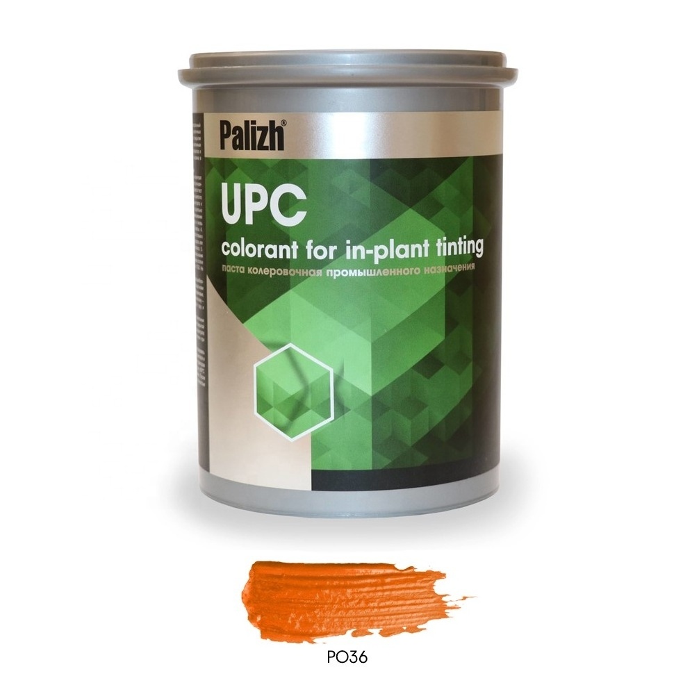 Orange Lightfast R PO36 Universal Pigment Concentrate for Water based Paints (Palizh UPC.OSR)