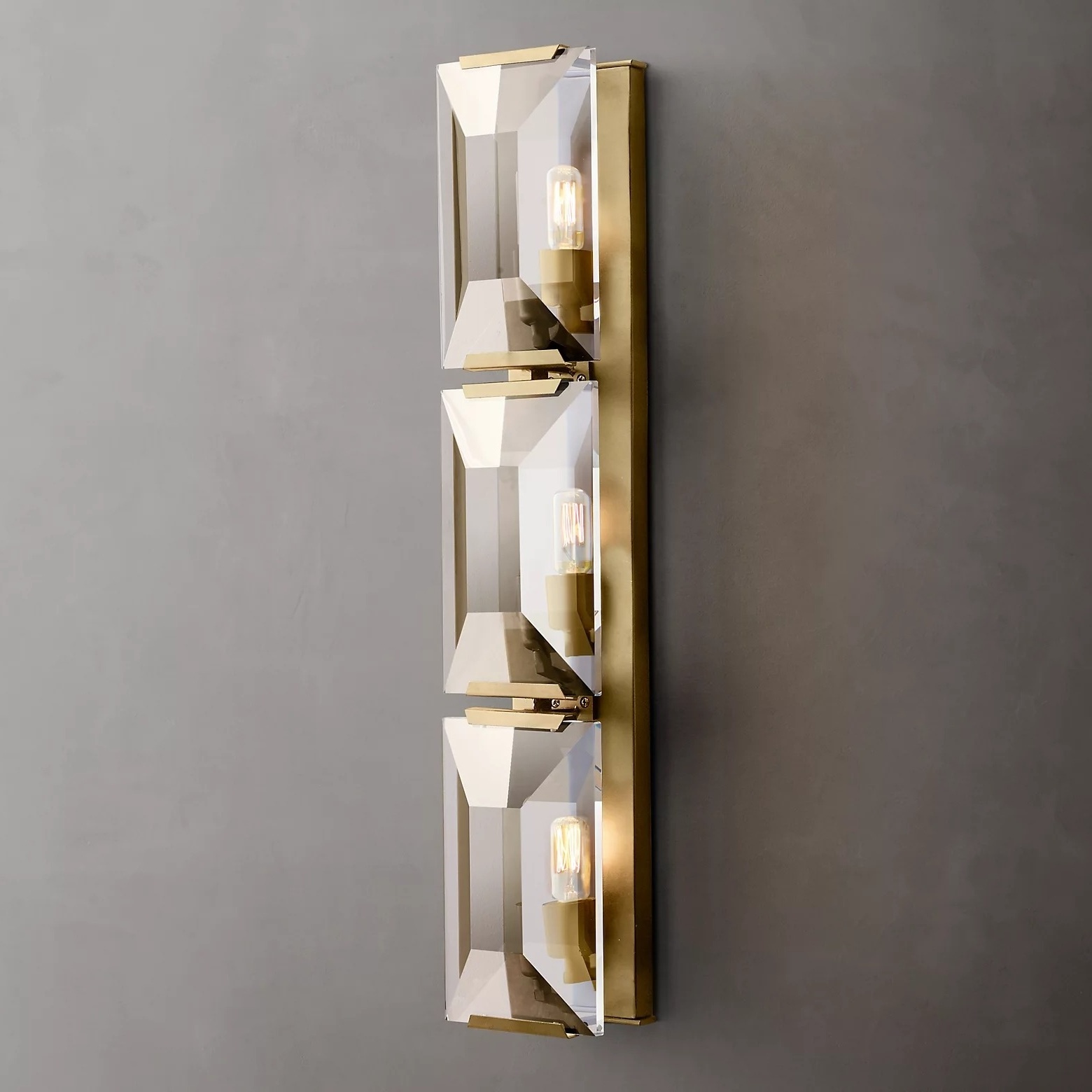 New Design Restoration Lamp Harlow Lighting Brass Wall Sconce Modern Large Crystal Lights Led Luxury Light For Bathroom