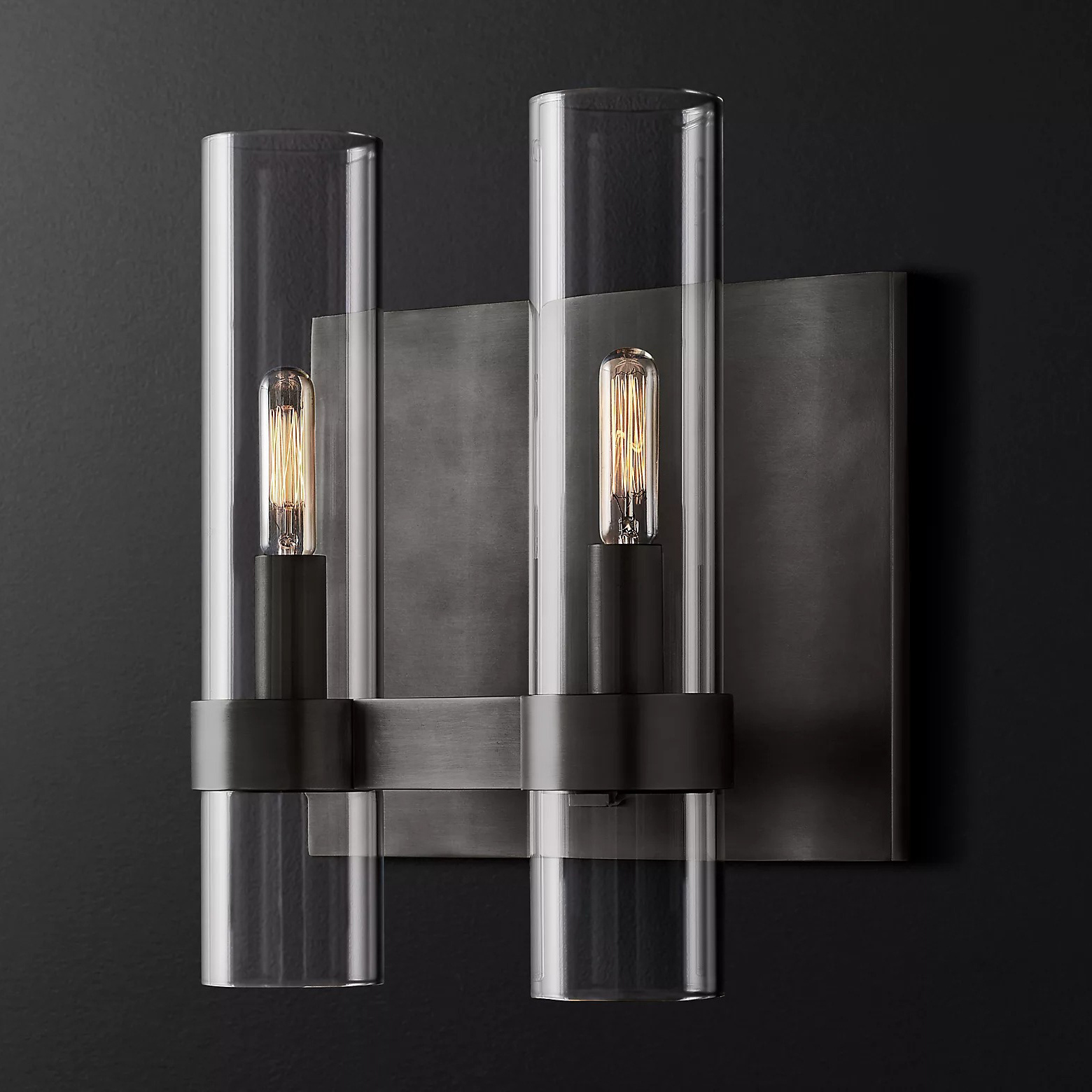 New Design Restoration Lamp Ravelle Lighting Brass Wall Sconce Modern Large Cylinder Glass Lights Led Luxury Light For Bathroom