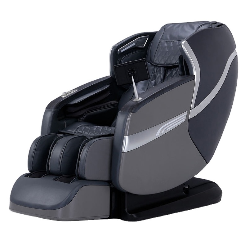 Hot Sale 4D Massage Chair SL Track Zero Gravity PU Leather Chair