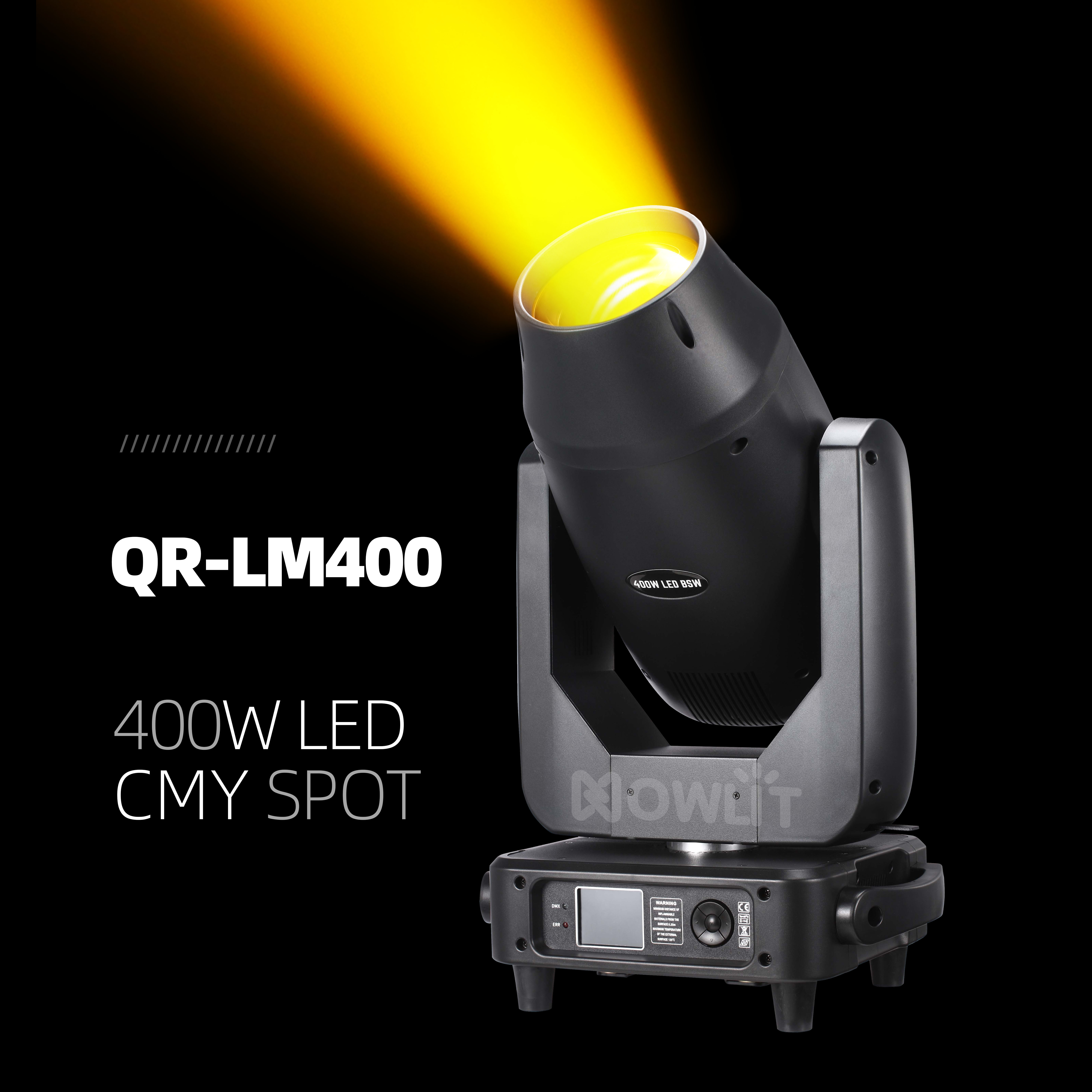 Newest Super Bright Concert Theater Stage 400w Cmy +CTO Led Beam Spot Wash 3in1 Moving Head Light