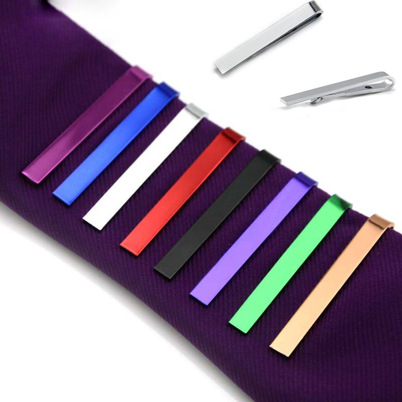 Formal Men's tie clips Simple Shirts Business Suits Necktie Ties Bars Pin Fine Fashion Jewelry