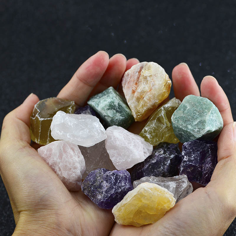 Wholesale Natural Crystal Rough Stone Raw Gemstone Mineral Irregular Reiki Chakra Crystals Healing Stones For Jewelry Making