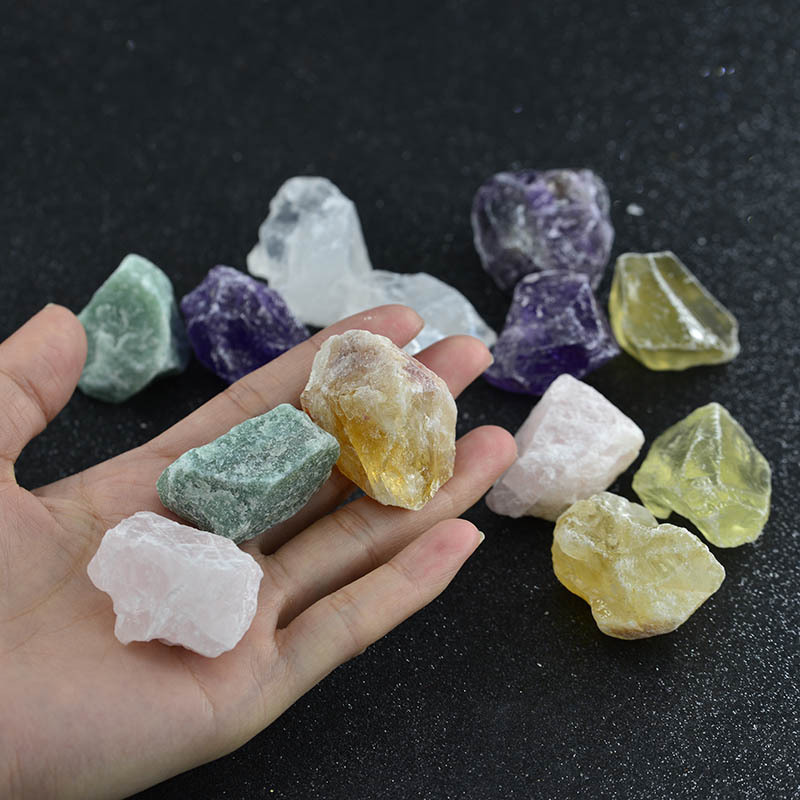 Wholesale Natural Crystal Rough Stone Raw Gemstone Mineral Irregular Reiki Chakra Crystals Healing Stones For Jewelry Making