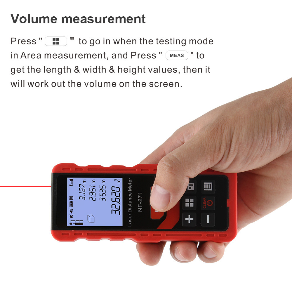 NOYAFA  Laser distance meter Tools Module  50m 70m Range Laser disance  Long distance bubble digital laser